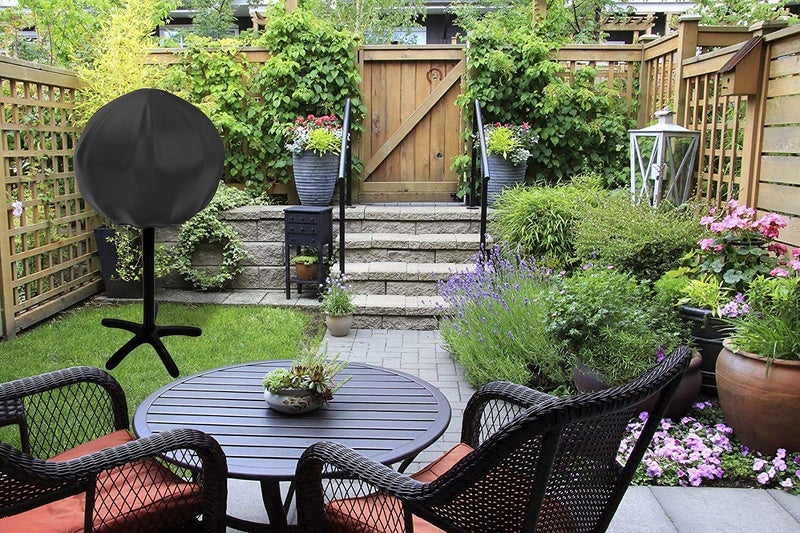 nomiou Grill Cover for George Foreman GGR50B and Weber Jumbo Joe Charcoal Grill 18" Indoor and Outdoor Electric Grill,19.5" Dia x 17.7" H - Image 5